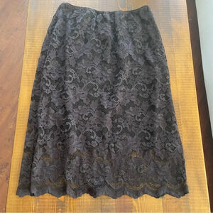 Skirt stretch lace XXL elastic belt Etincelle brown